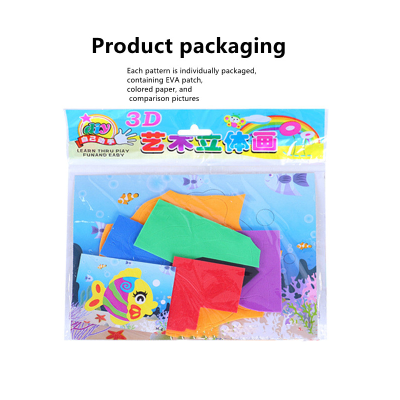 5Pcs/10Pcs/Lot Kids DIY 3D EVA - Kids Education Shows avaliação e preço