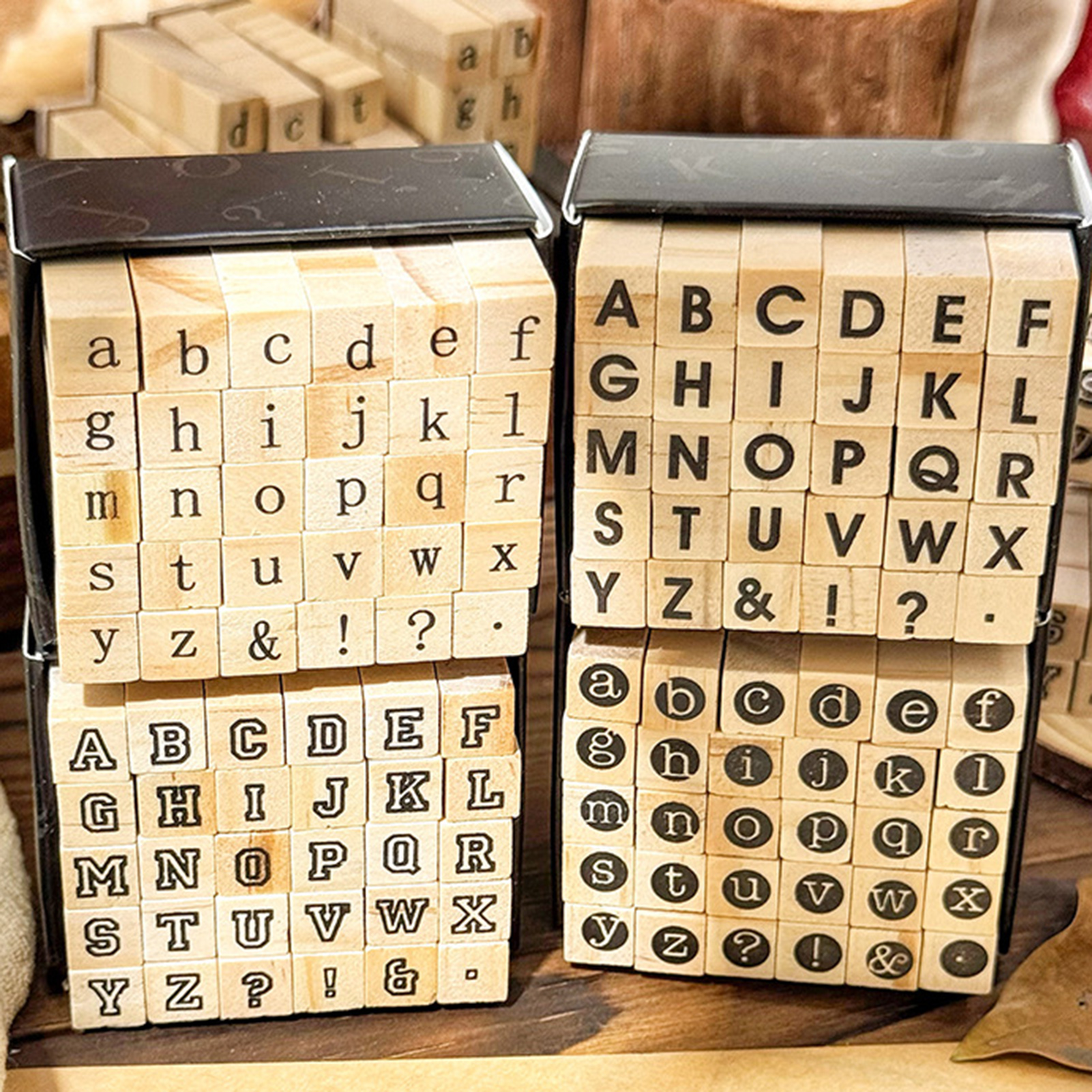 Creative Alphabet Wood Stamps  - Kids Education Shows avaliação e preço
