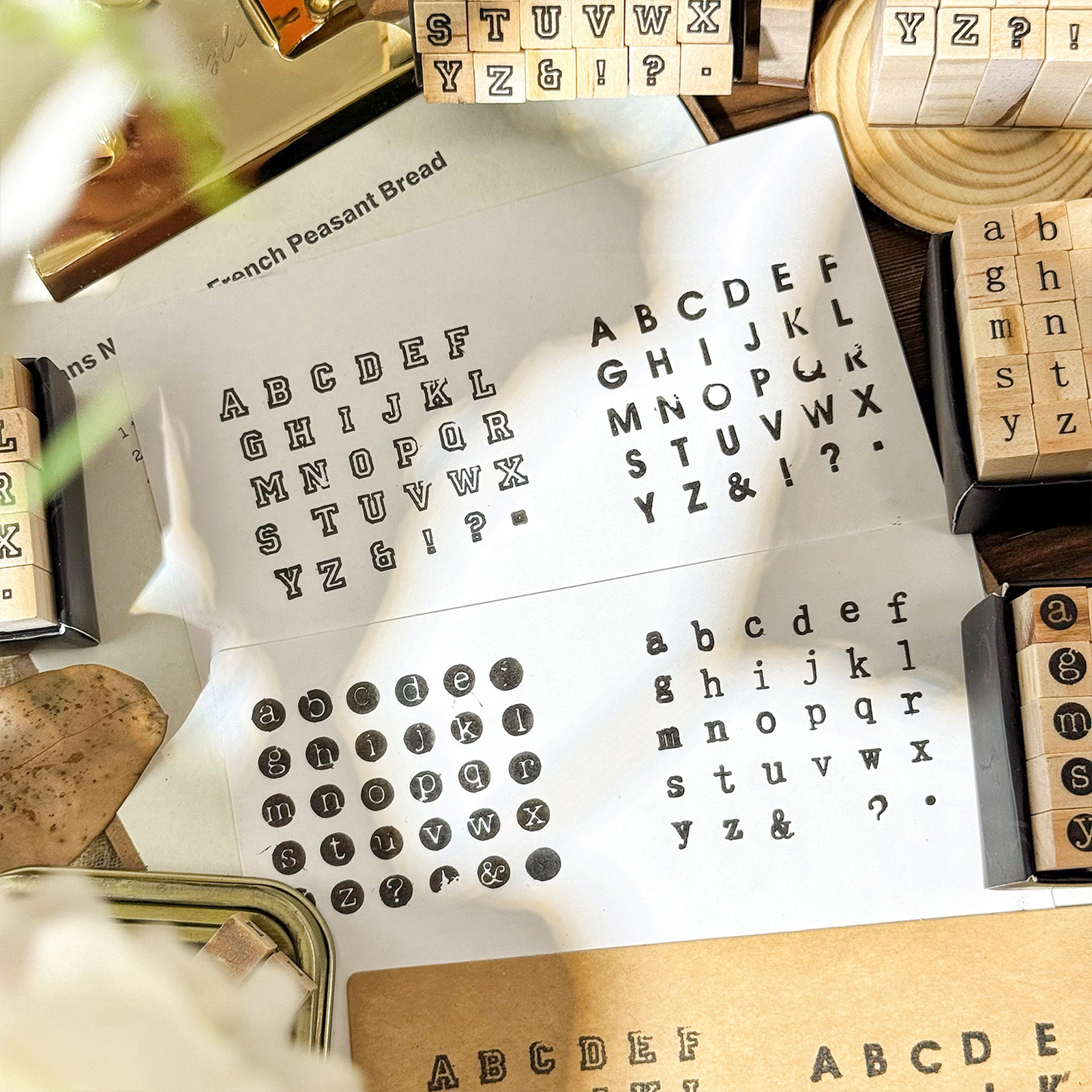 Creative Alphabet Wood Stamps  - Kids Education Shows avaliação e preço