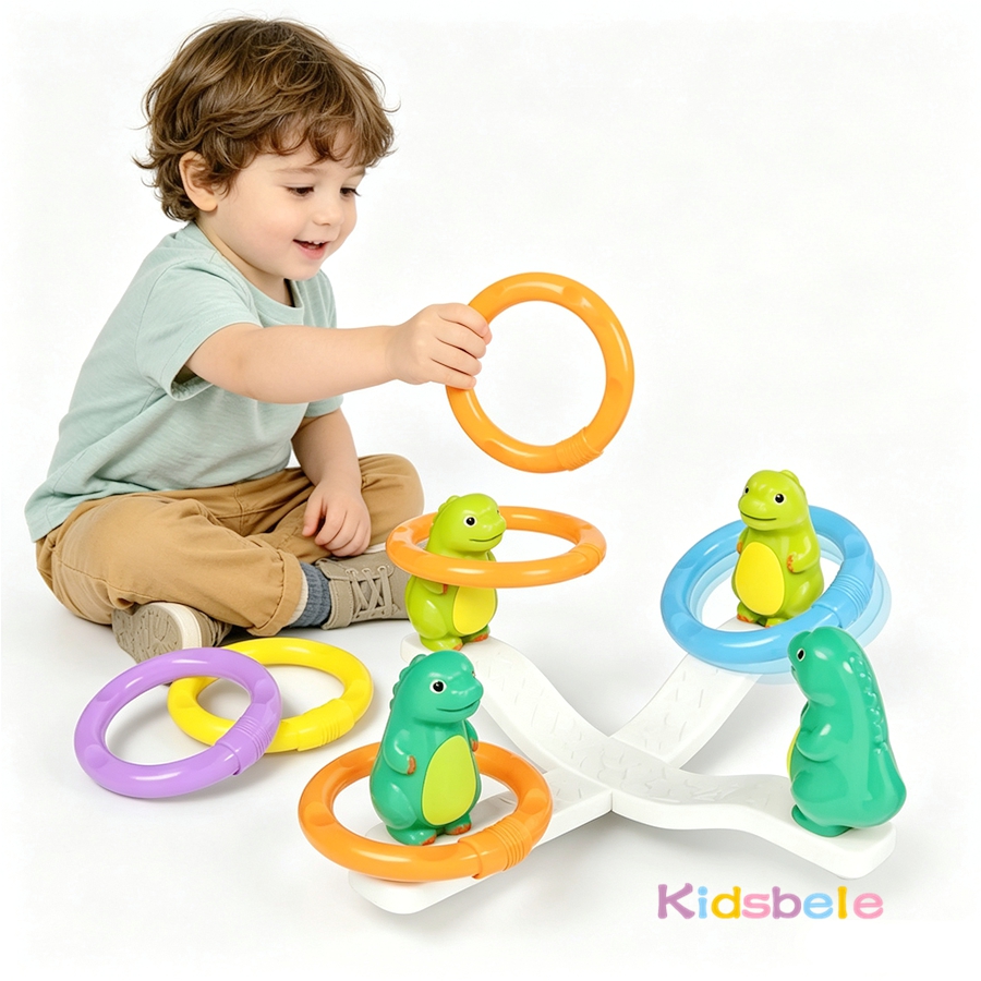 Kids Dinosaur Ring Toss Wobbly - Kids Outdoor Education avaliação e preço
