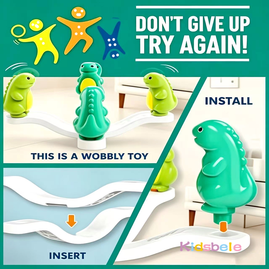 Kids Dinosaur Ring Toss Wobbly - Kids Outdoor Education avaliação e preço