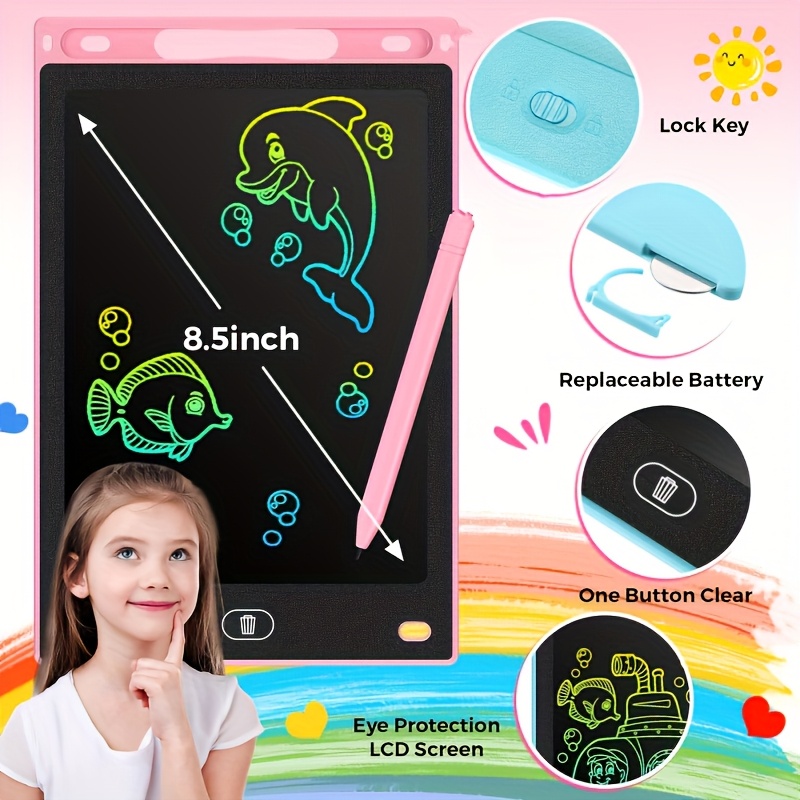 30pcs of 8.5 Inch LCD Drawing  - Kids Education Tablets avaliação e preço