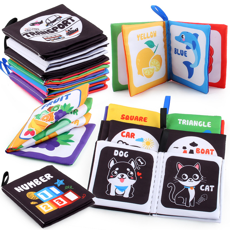 Baby Cloth Book for Newborns 0 - Kids Education Book avaliação e preço