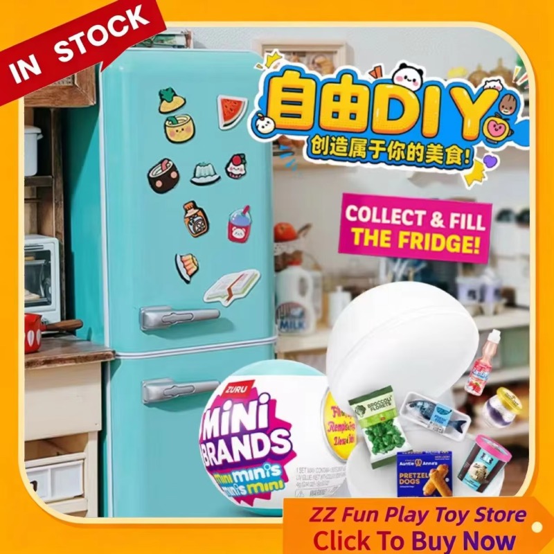 Genuine ZURU Mini Fridge Set P - Kids Education Yes avaliação e preço