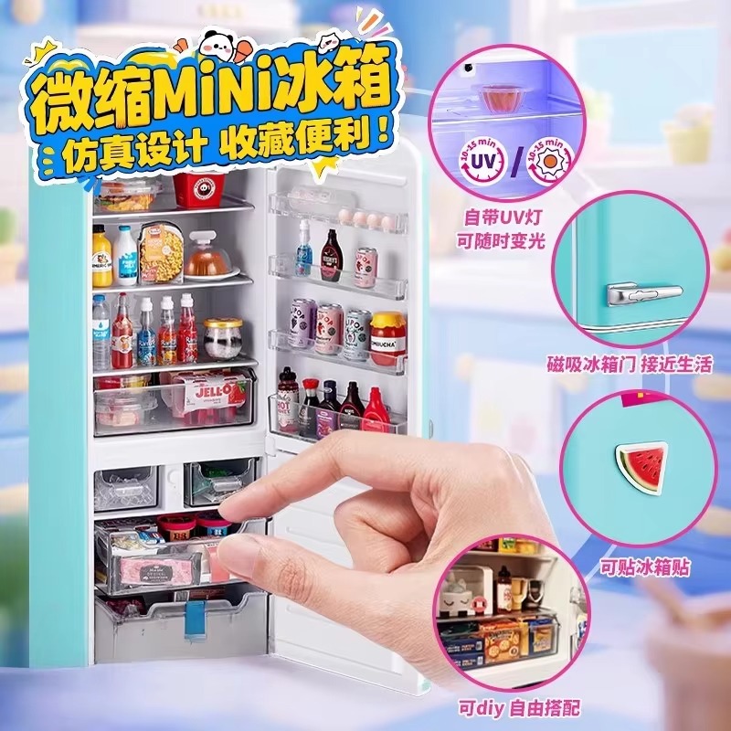 Genuine ZURU Mini Fridge Set P - Kids Education Yes avaliação e preço