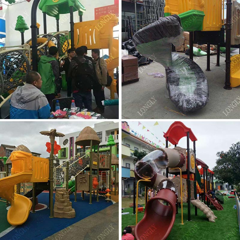 Castle Style Kids Slide for Ou - Kids Outdoor Education avaliação e preço
