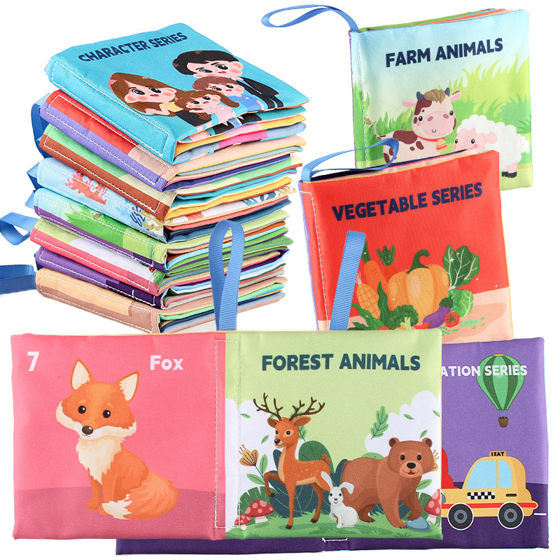 [J] Cloth Book For Early Educa - Kids Education Book avaliação e preço