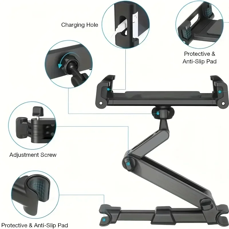 Foldable Car Phone Holder Back - Kids Education Tablets avaliação e preço