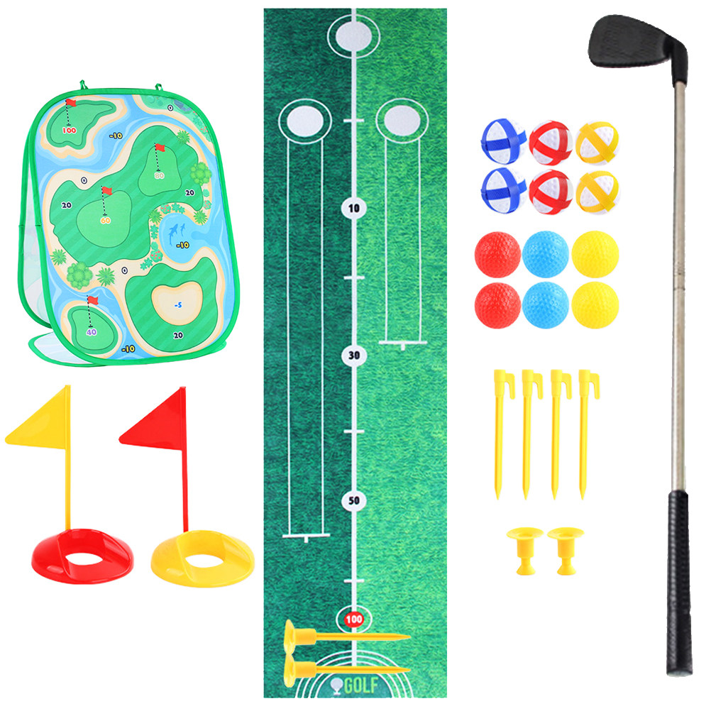 1Set Kids Golf Game Playset Po - Kids Outdoor Education avaliação e preço