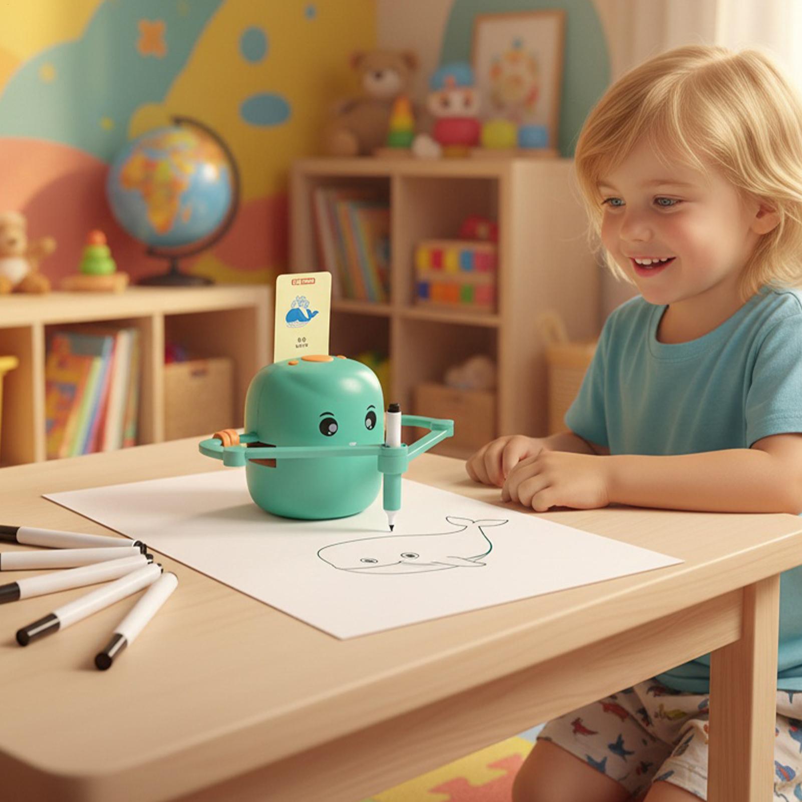 Kids Painting Robot Drawing Pe - Kids Education Shows avaliação e preço
