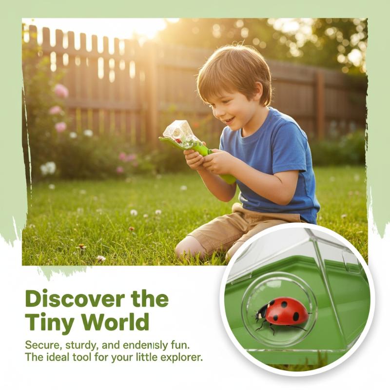 2X Magnifier Bug Catcher Insec - Kids Outdoor Education avaliação e preço