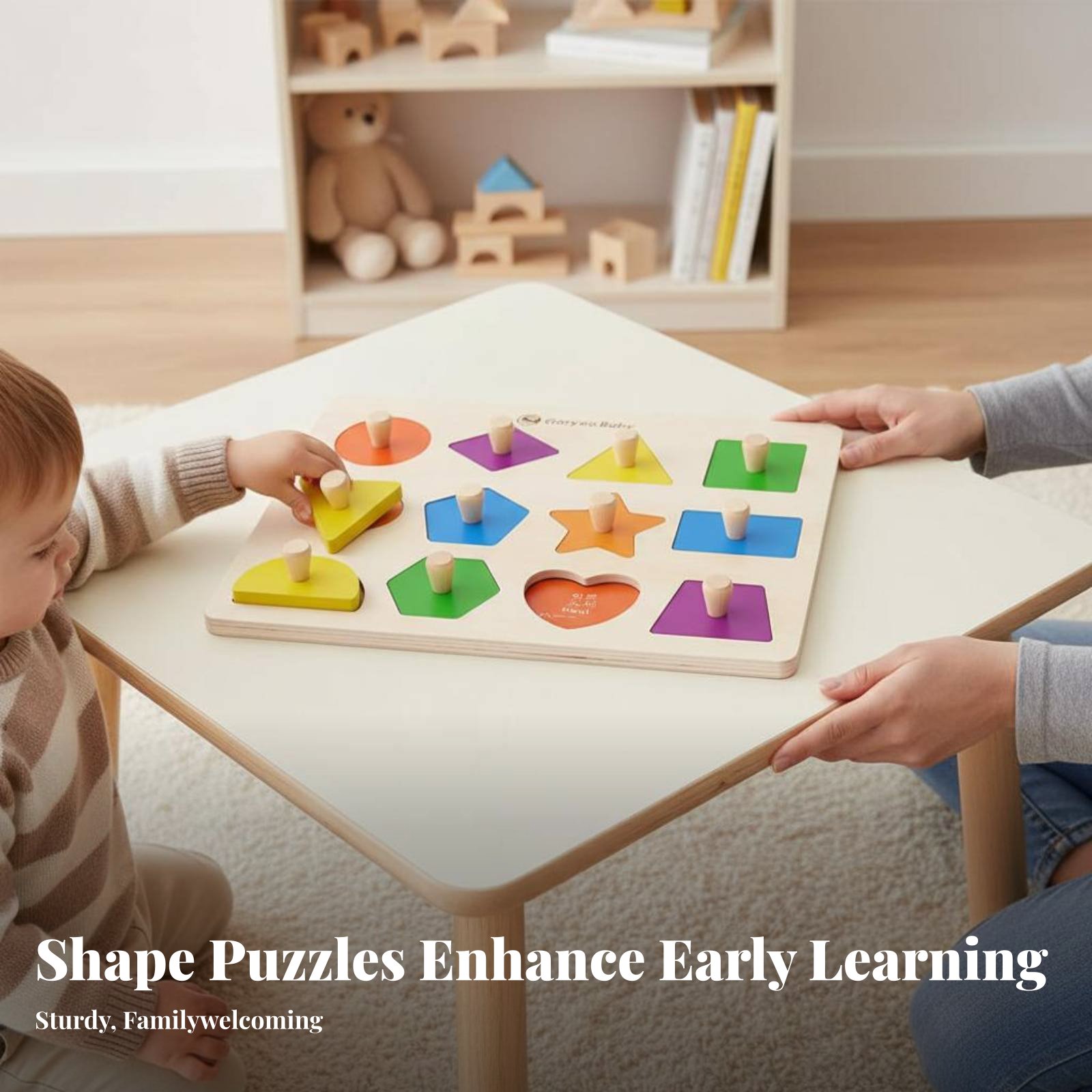 Number Game Board, Wooden Shap - Kids Education And You avaliação e preço