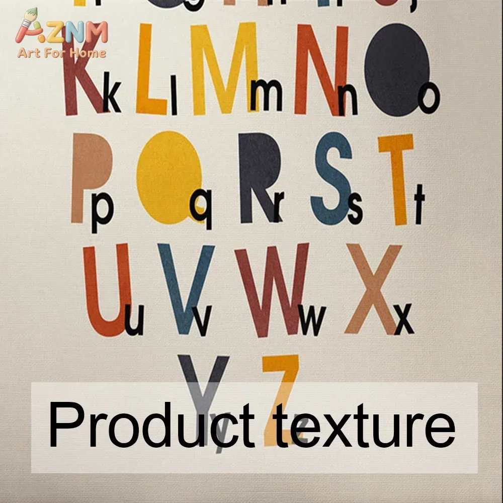 Rainbow Alphabet Poster Educat - Kids Education Yes avaliação e preço