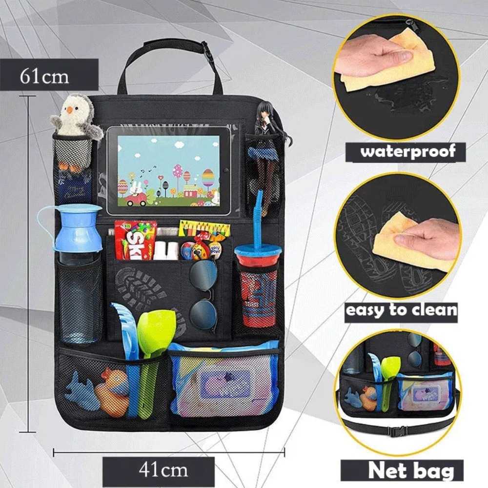 Car Seat Back Organizer 9 Stor - Kids Education Tablets avaliação e preço