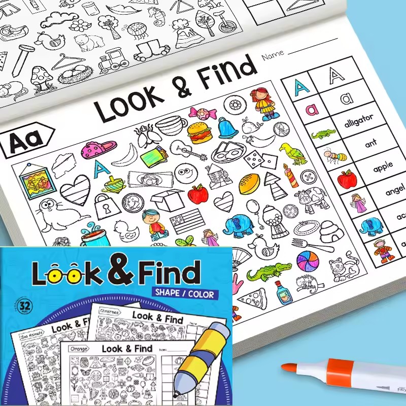 Look And Find Coloring Book fo - Kids Education And You avaliação e preço