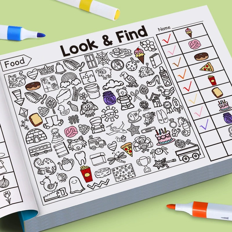 Look And Find Coloring Book fo - Kids Education And You avaliação e preço
