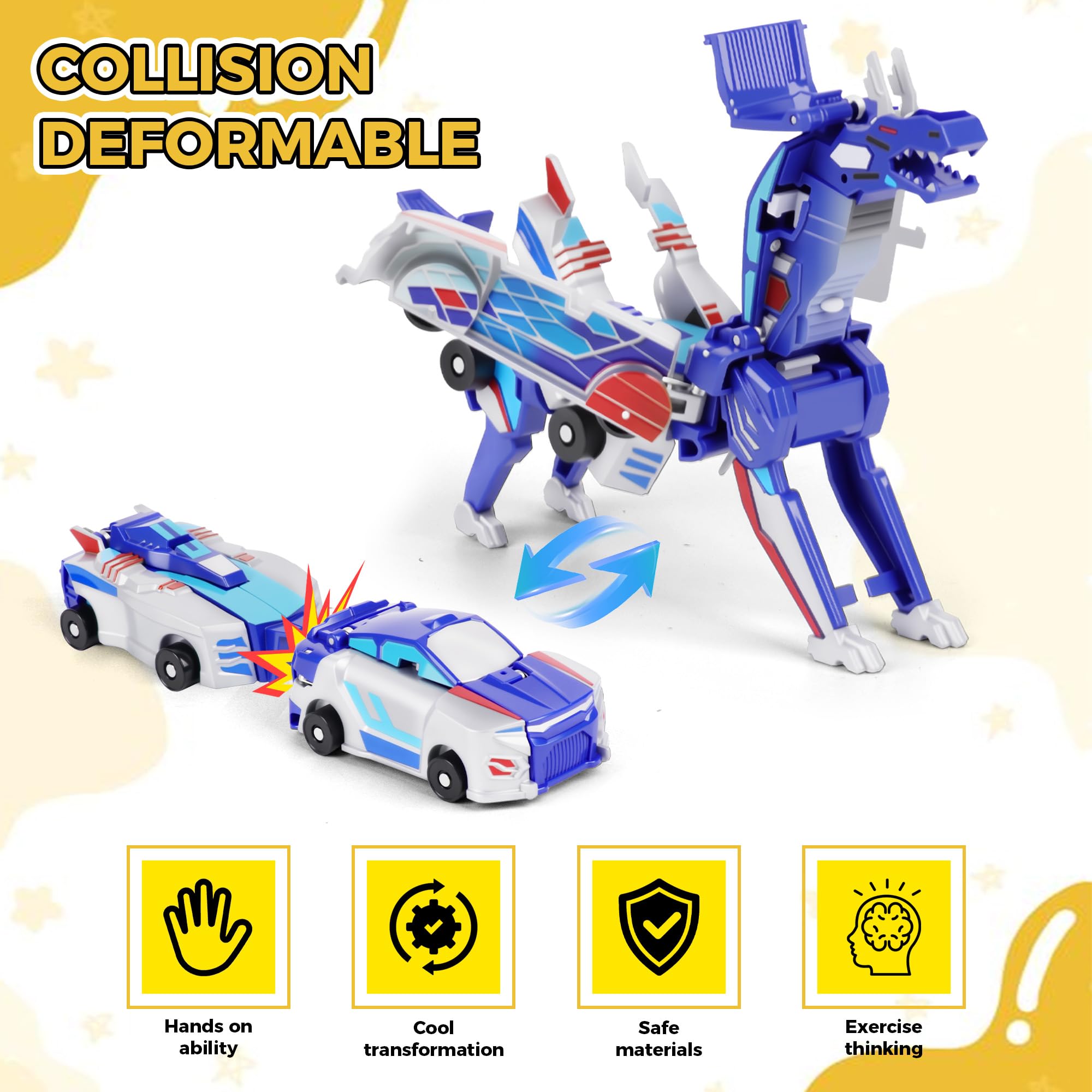 Magnetic 2-in-1 Collision Tran - Kids Education Yes avaliação e preço