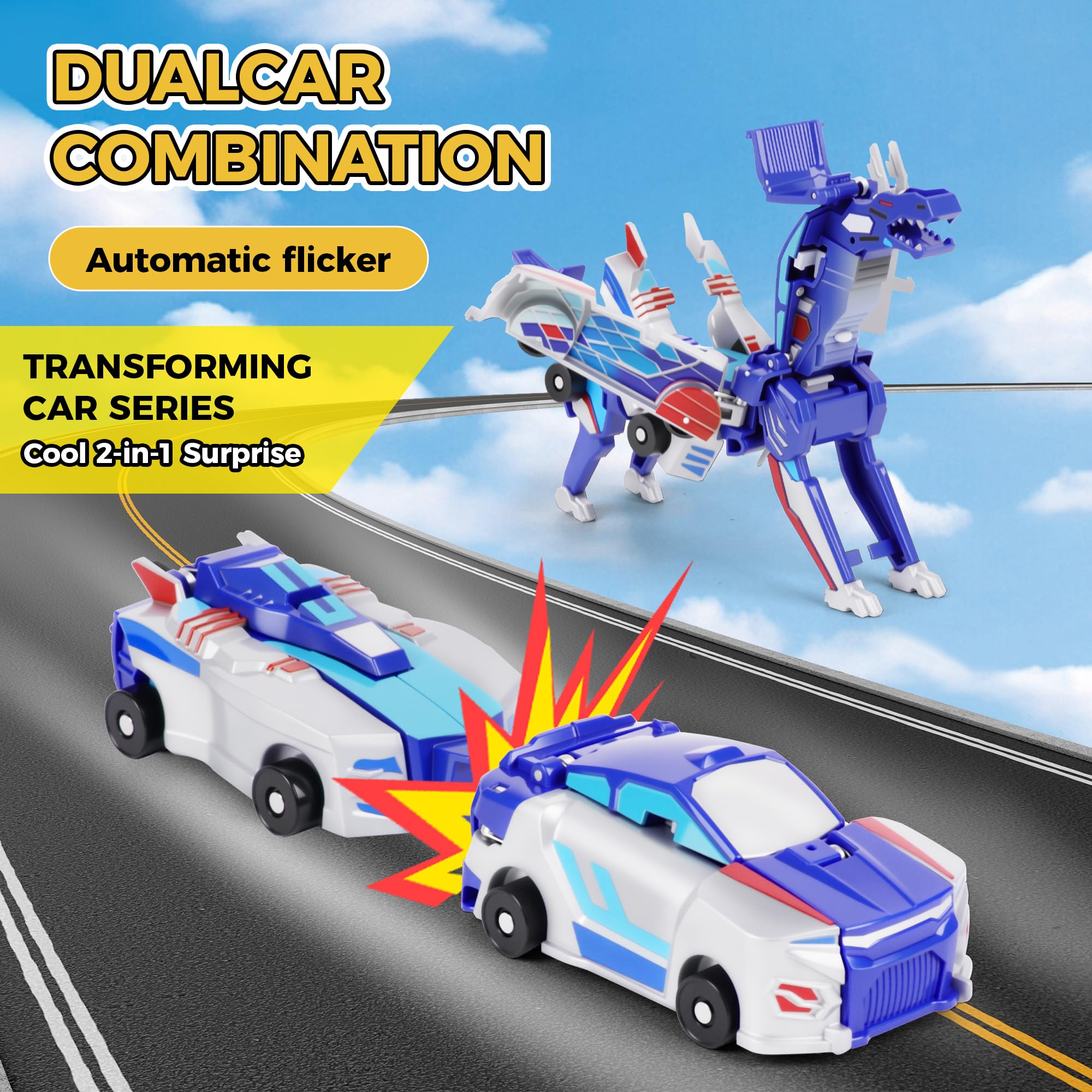 Magnetic 2-in-1 Collision Tran - Kids Education Yes avaliação e preço