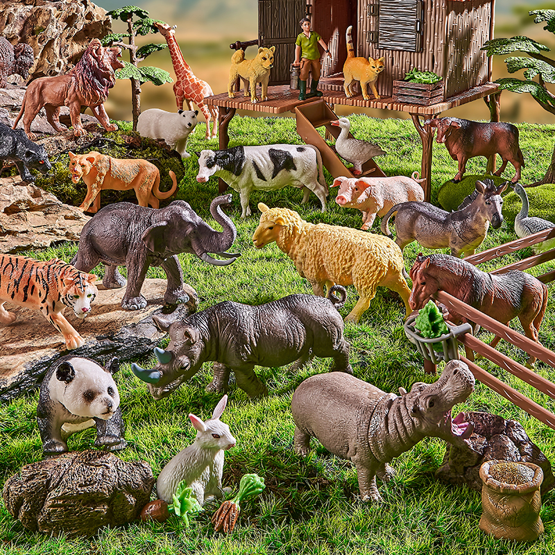 Montessori Toy Wild Farm Dinos - Kids Education Yes avaliação e preço