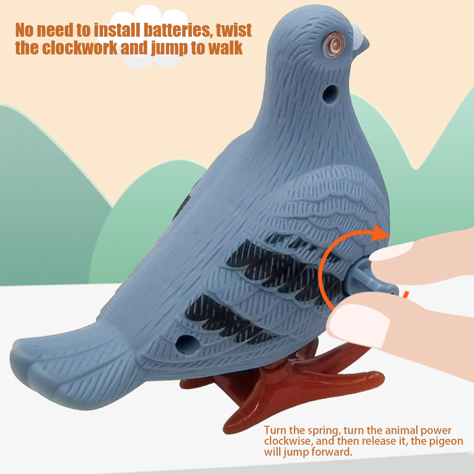 Cute Jumping Pigeon Clockwork  - Kids Outdoor Education avaliação e preço