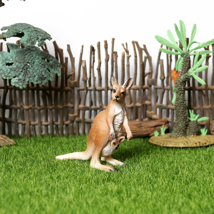 Realistic Kangaroo Playset wit - Kangaroo Kids Education avaliação e preço