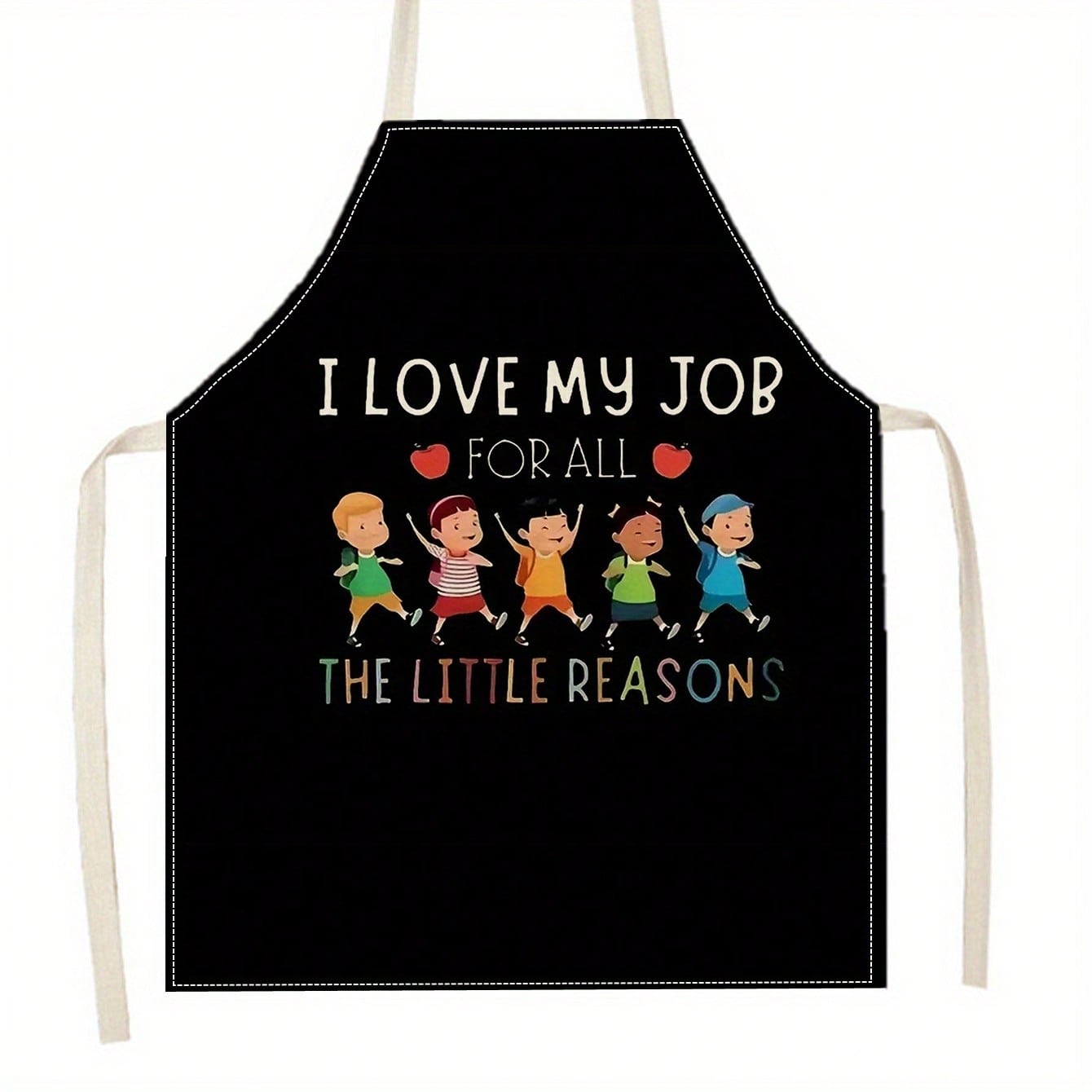 Teacher Apron, I Love My Job K - Kids Education Jobs avaliação e preço