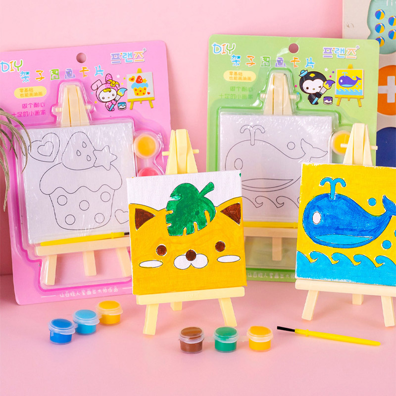 5 Packs Cartoon DIY Oil Painti - Kids Education Yes avaliação e preço