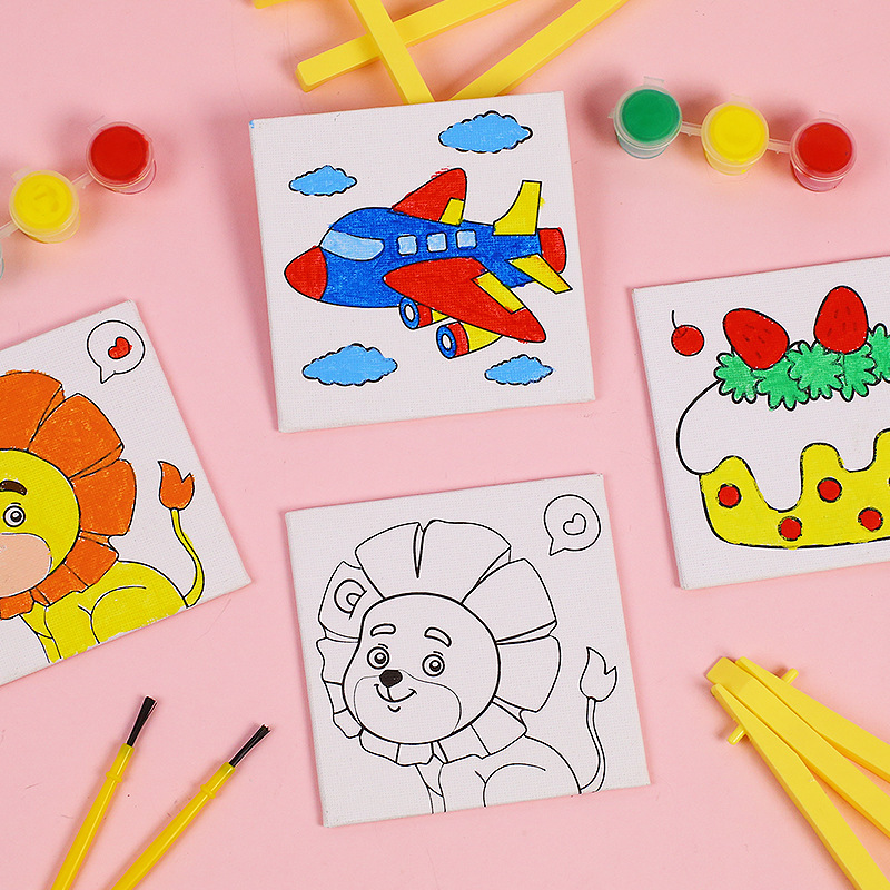 5 Packs Cartoon DIY Oil Painti - Kids Education Yes avaliação e preço