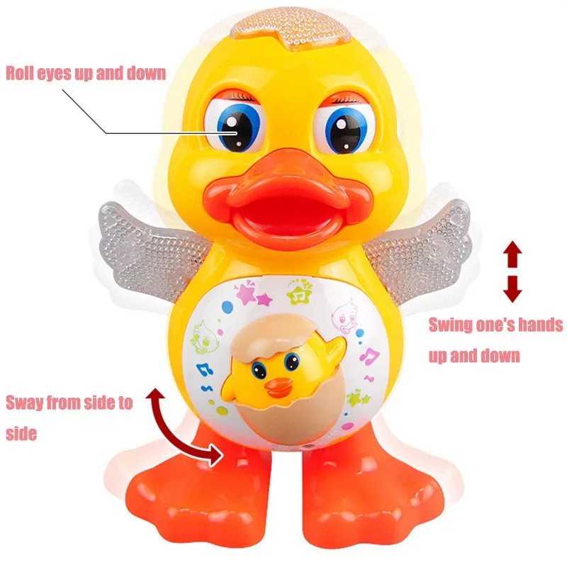 Electric Dancing Duck Toy Inte - Kids Education Yes avaliação e preço