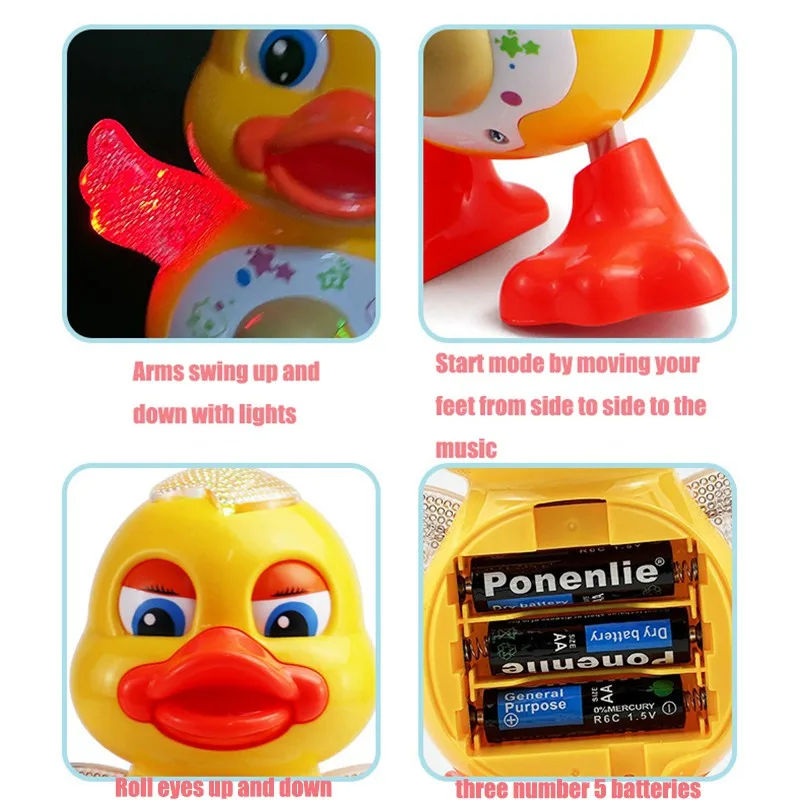 Electric Dancing Duck Toy Inte - Kids Education Yes avaliação e preço