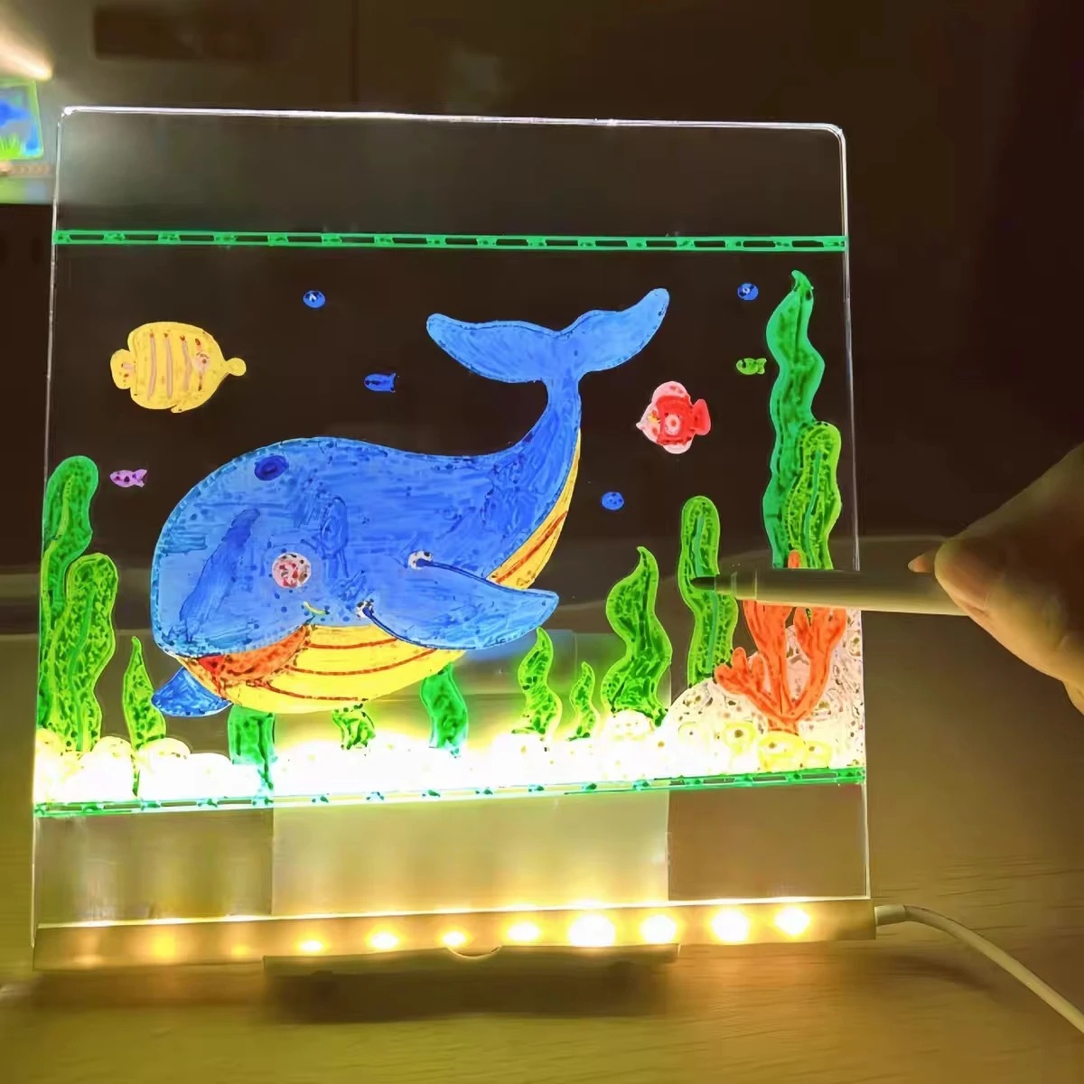 Magic Glow Kids Drawing Board: - Kids Education Tablets avaliação e preço