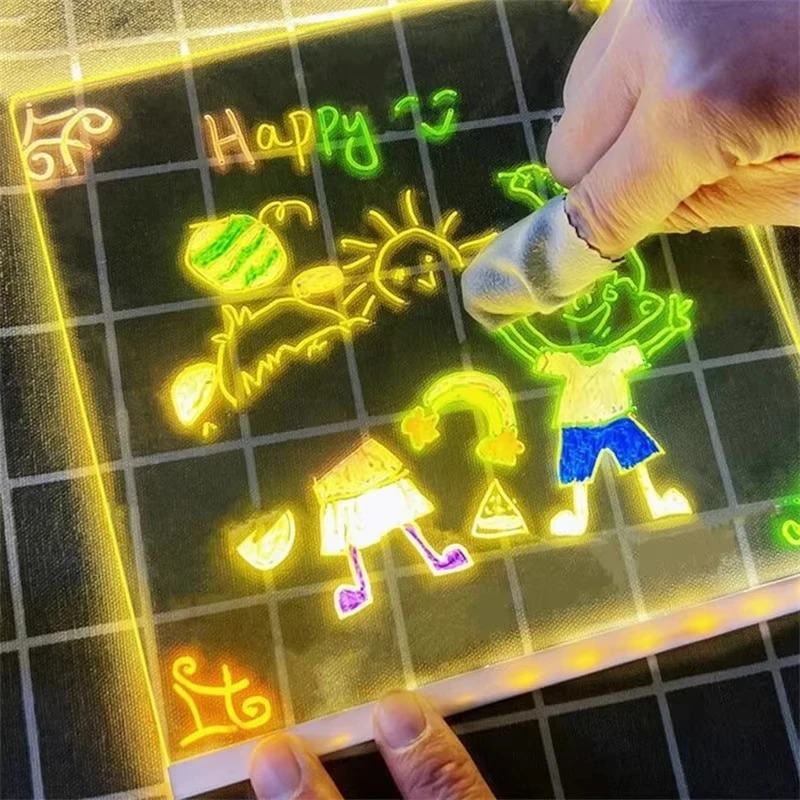 Magic Glow Kids Drawing Board: - Kids Education Tablets avaliação e preço