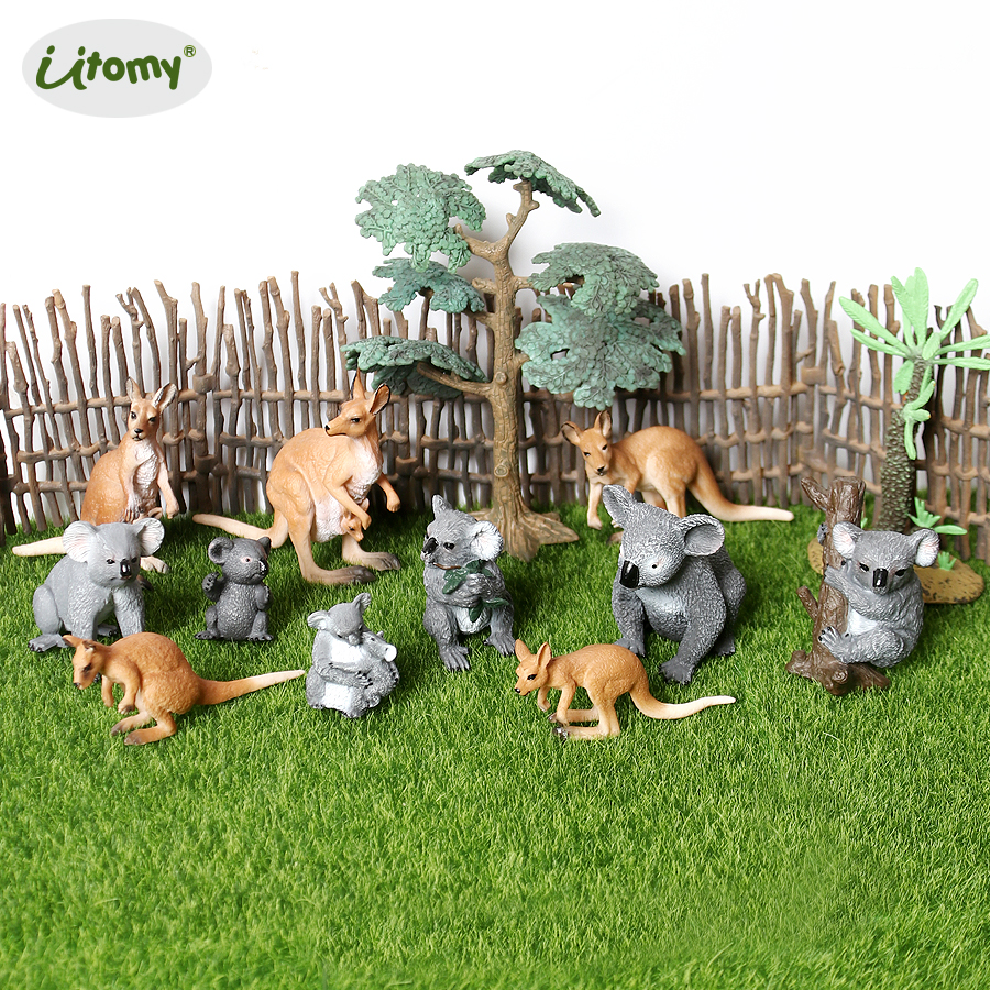 Realistic Australian Wild Anim - Kangaroo Kids Education avaliação e preço
