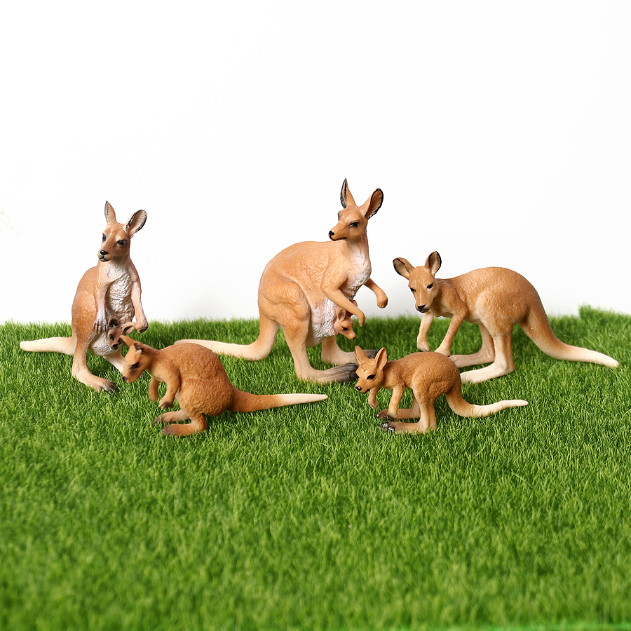 Realistic Australian Wild Anim - Kangaroo Kids Education avaliação e preço