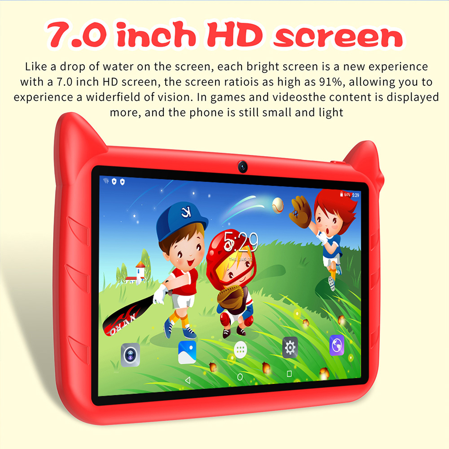 New Kids 7-inch Tablet Android - Kids Education Tablets avaliação e preço