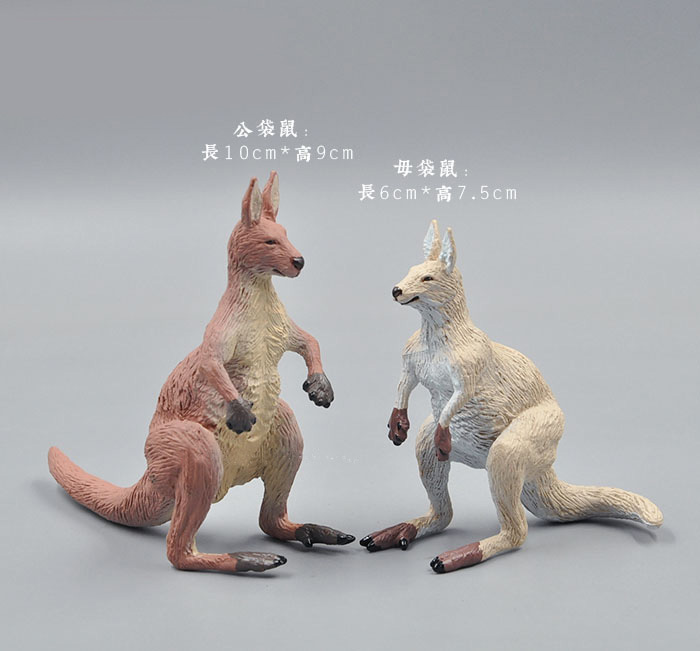 Simulation Animals Model Toy W - Kangaroo Kids Education avaliação e preço