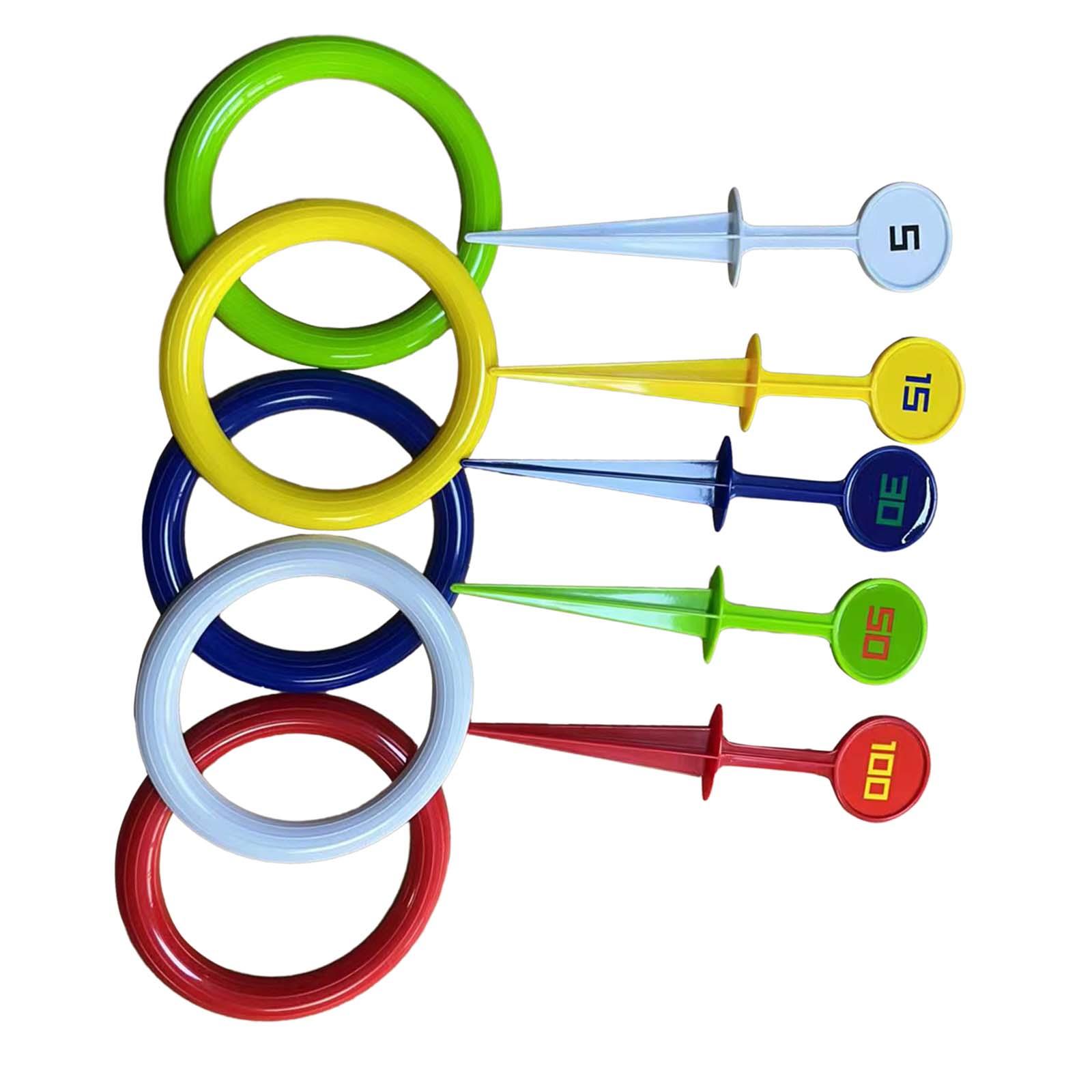 Kids Rings Toss Game Set 5 Thr - Kids Education Shows avaliação e preço