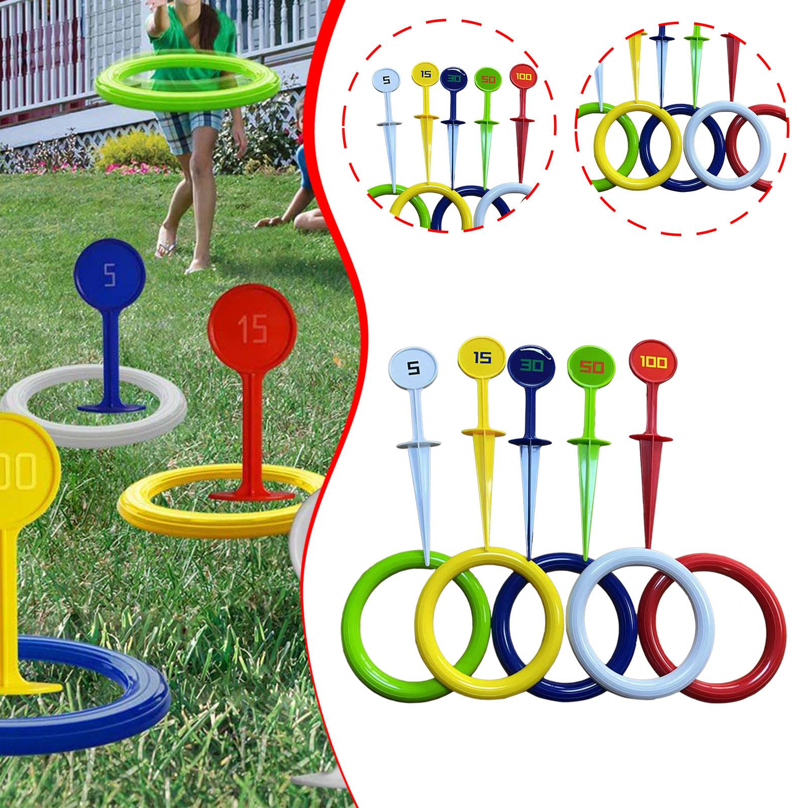 Kids Rings Toss Game Set 5 Thr - Kids Education Shows avaliação e preço