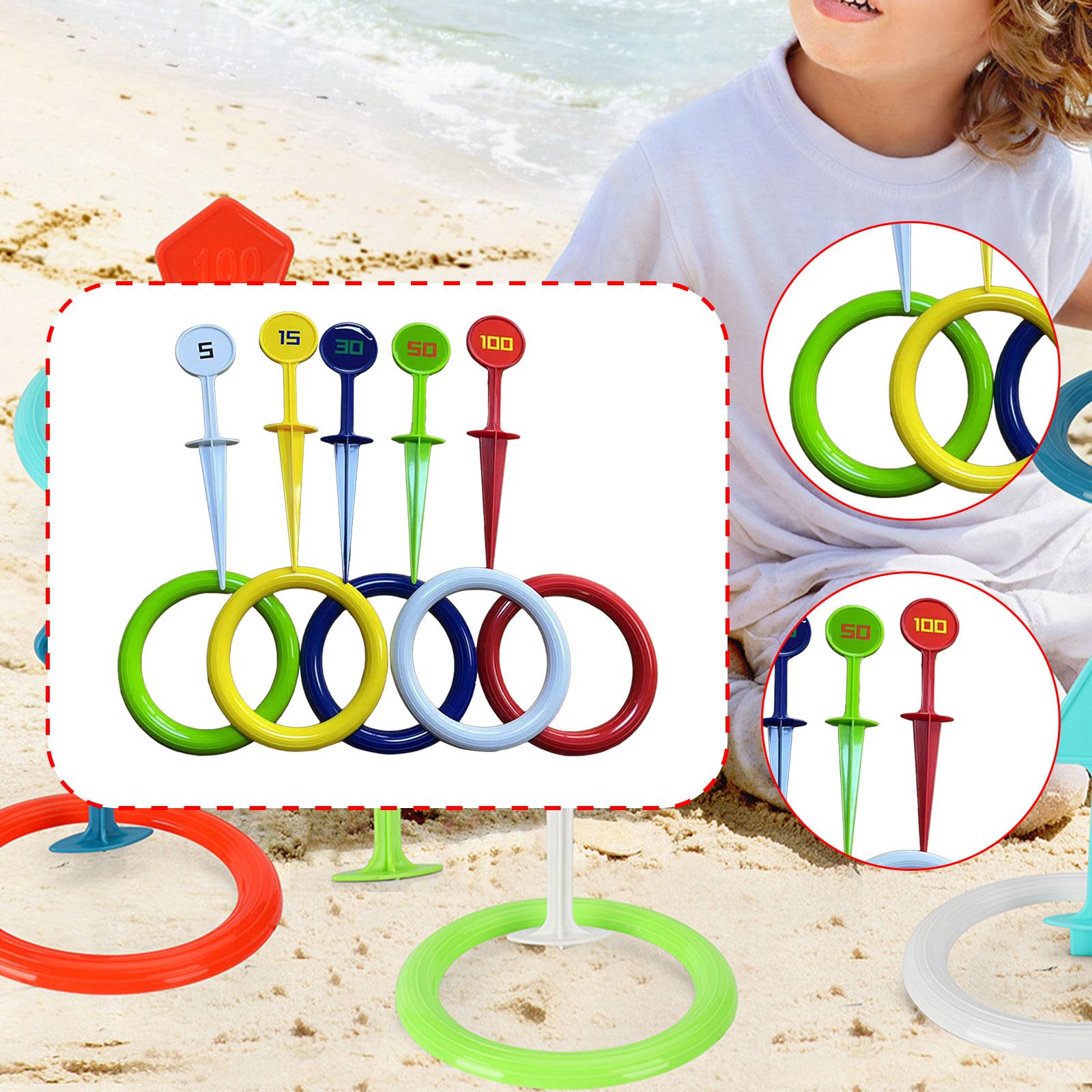 Kids Rings Toss Game Set 5 Thr - Kids Education Shows avaliação e preço