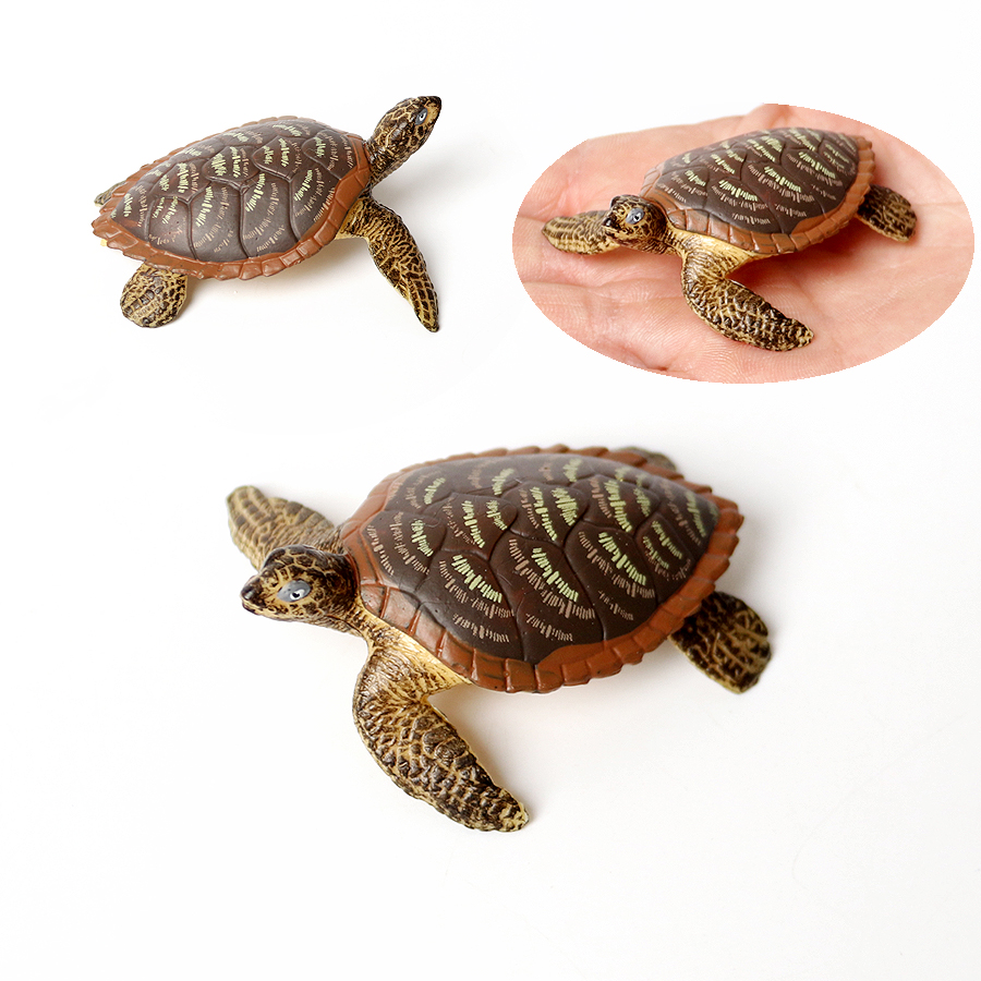 Realistic Plastic Sea Turtle L - Kids Education Shows avaliação e preço