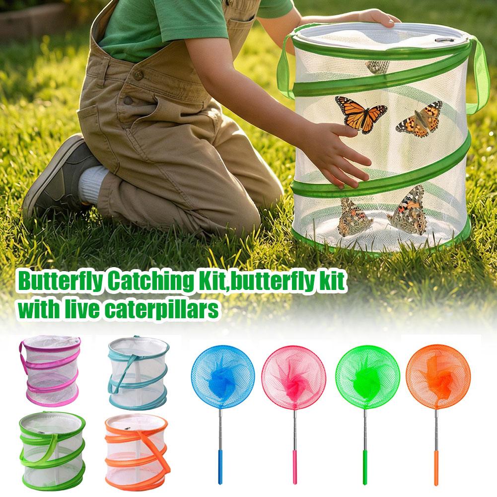 Kids Butterfly Catching Kit Fo - Kids Outdoor Education avaliação e preço
