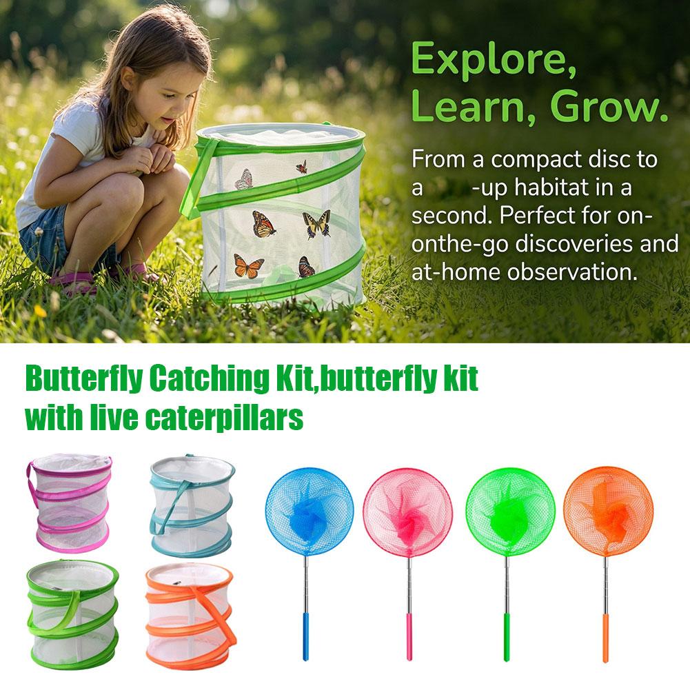 Kids Butterfly Catching Kit Fo - Kids Outdoor Education avaliação e preço