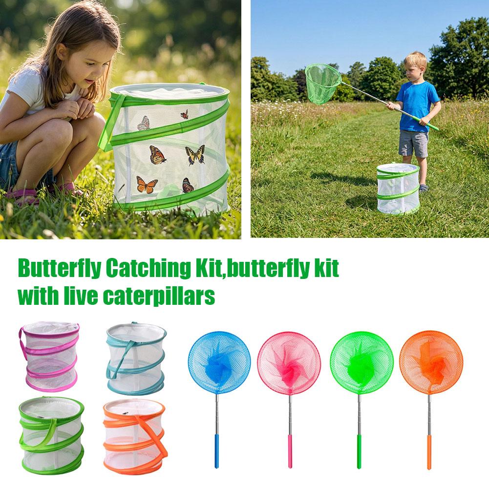 Kids Butterfly Catching Kit Fo - Kids Outdoor Education avaliação e preço