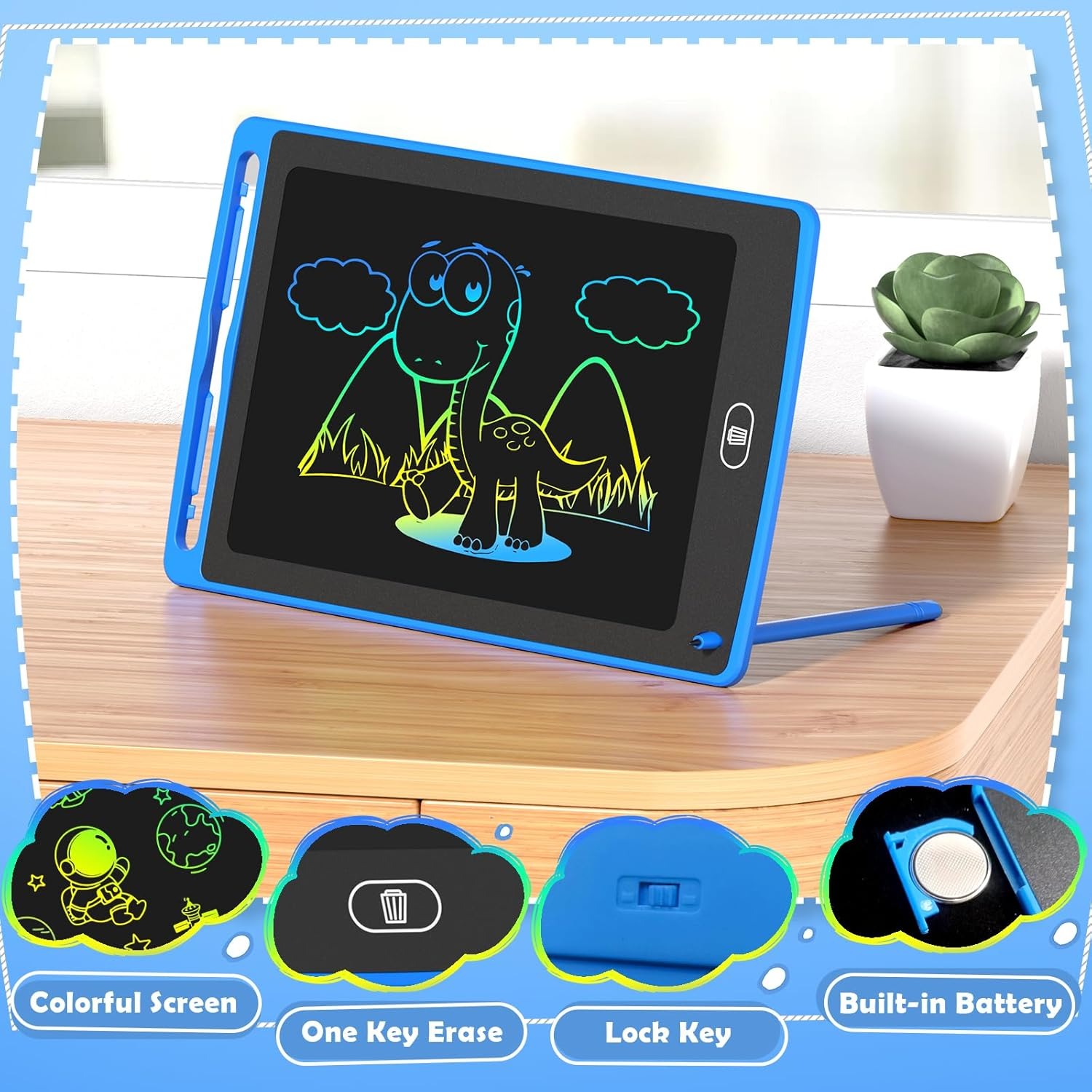 Pack LCD Writing Tablet for Ki - Kids Education Yes avaliação e preço