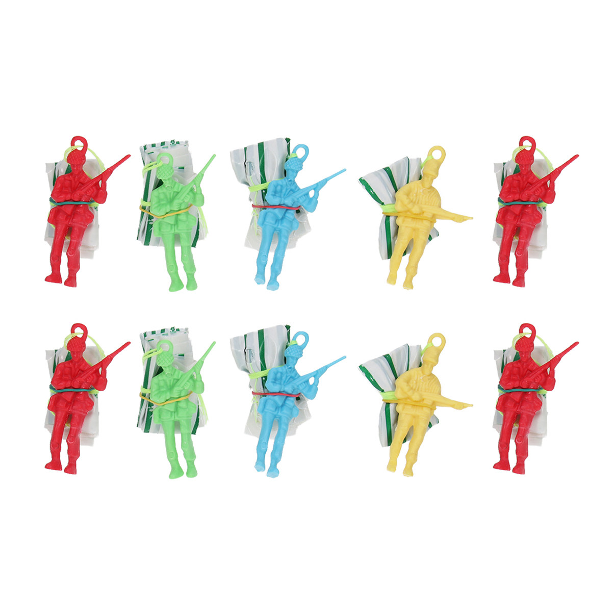 10Pcs Soldier Parachute Man Se - Kids Outdoor Education avaliação e preço