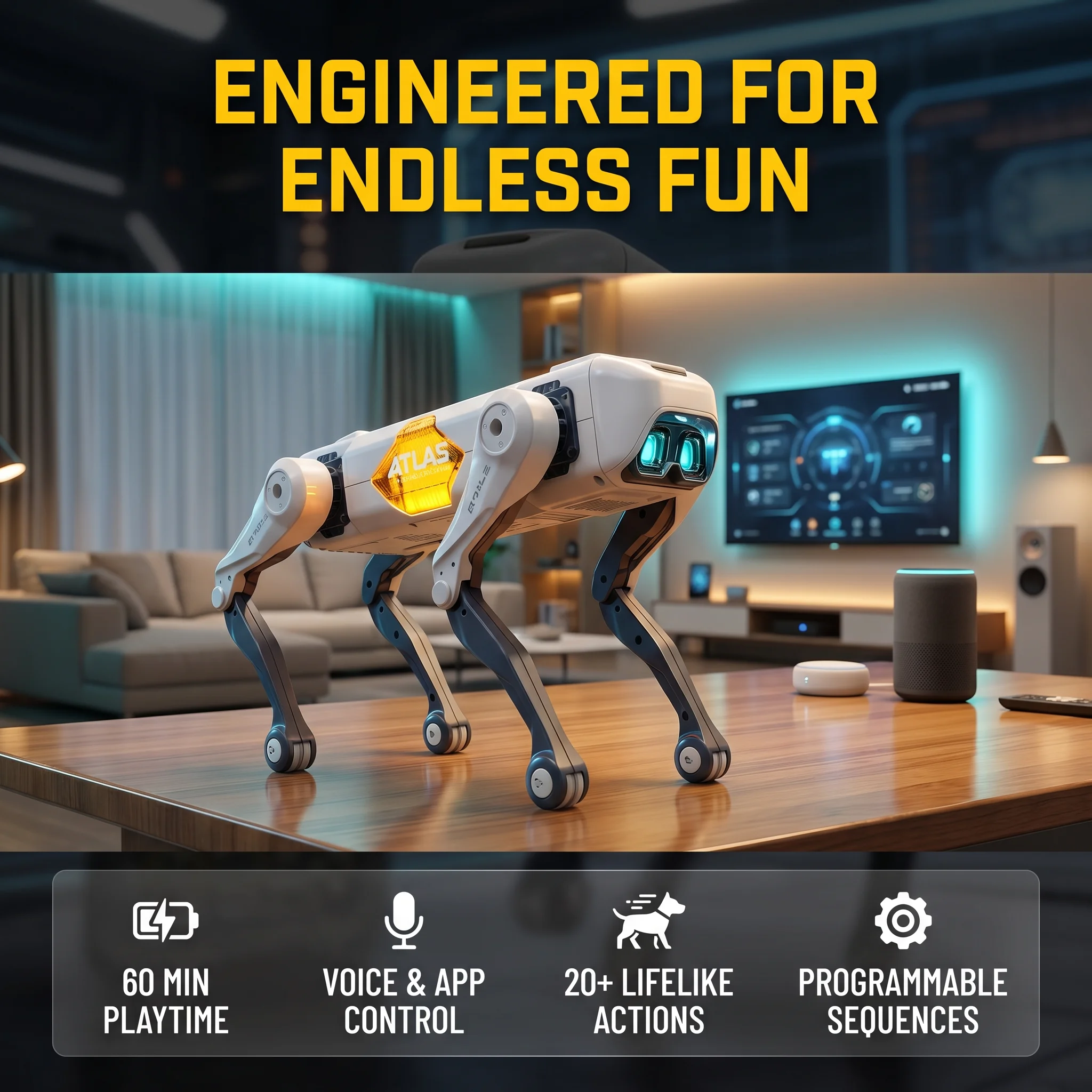 AI Smart Robot Dog, Voice & AP - Kids Education And You avaliação e preço