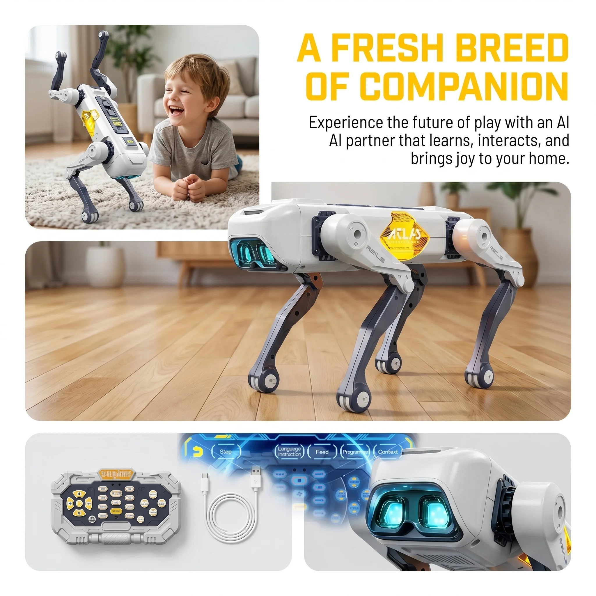 AI Smart Robot Dog, Voice & AP - Kids Education And You avaliação e preço