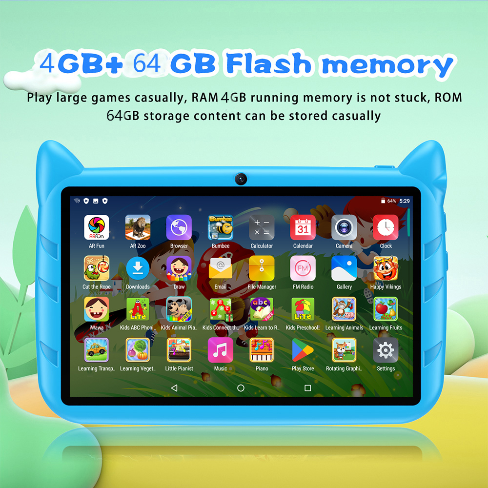 New 7 Inch Global Version 5G W - Kids Education Tablets avaliação e preço