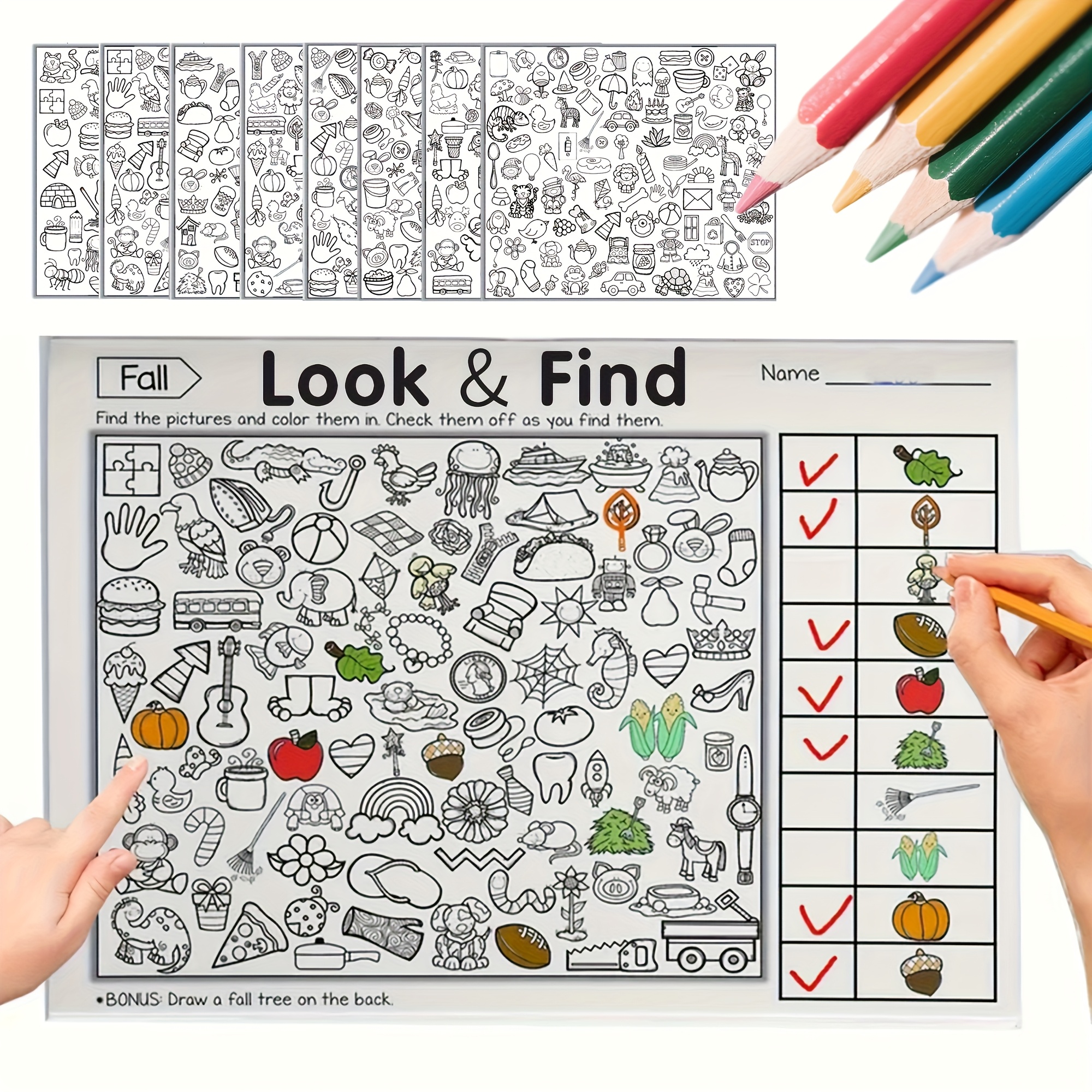 Children's Search Activity Boo - Kids Education Book avaliação e preço