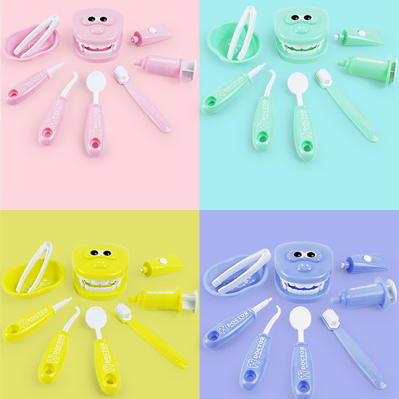 9Pcs Dental Kit Toy Dentistry  - Kids Education Shows avaliação e preço